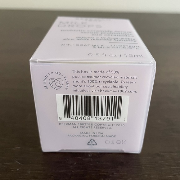 🆕 Beekman 1802 Milk Drops Serum - Mini Travel Size - Picture 3 of 8